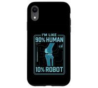 Sono come 90% umano 10% Robot Bionic Custodia per iPhone XR