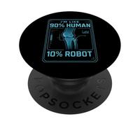 Sono come 90% umano 10% Robot Bionic PopSockets PopGrip Adesivo