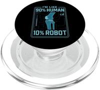 Sono come 90% umano 10% Robot Bionic PopSockets PopGrip per MagSafe