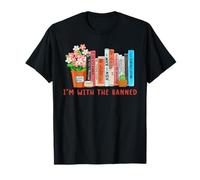 Sono con i Libri vietati - Lettura bibliotecaria Amante dei Libri Maglietta