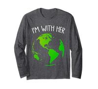 Sono con la sua GIORNATA DELLA TERRA - Marzo sui cambiamenti climatici Maglia a Manica