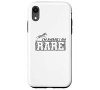 Sono consapevole di essere Rare Africa Stripes Zoo Custodia per iPhone XR