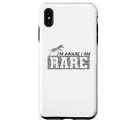 Sono consapevole di essere Rare Africa Stripes Zoo Custodia per iPhone XS Max