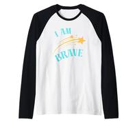 Sono Coraggioso Presente per Il Bravery Maglia con Maniche Raglan