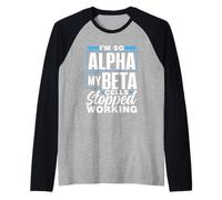Sono così Alfa Che Le Mie Cellule Beta Diabetico Diabete Maglia con Maniche Raglan