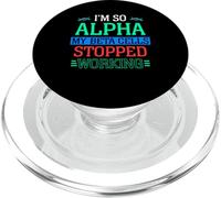 Sono Così Alfa Che Le Mie Cellule Beta Diabetico Diabete PopSockets PopGrip per MagSafe