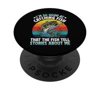 Sono così bravo a catturare pesci che i pesci raccontano storie PopSockets PopGrip Adesivo