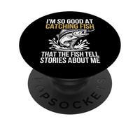 Sono così bravo a catturare pesci che raccontano storie su di me PopSockets PopGrip Adesivo