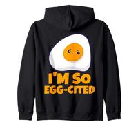 Sono così eccitato dal Gioco di Parole Divertente per Felpa con Cappuccio