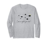 Sono così Felice Che tu Abbia Vinto Funny Birthday Sperm Champion Winner Maglia a Manica