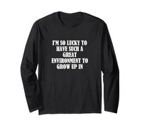 Sono così fortunato ad avere un ambiente così bello in cui crescere Maglia a Manica