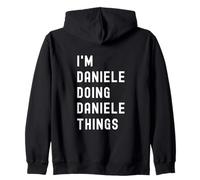 Sono Daniele Que Fa Cose di Daniele Felpa con Cappuccio