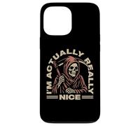 Sono davvero davvero carino Grim Reaper Angel Of Death Matching Custodia per iPhone 13 Pro Max