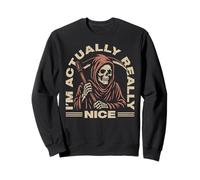 Sono davvero davvero carino Grim Reaper Angel Of Death Matching Felpa