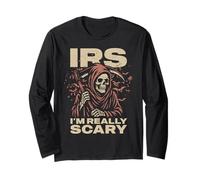 Sono Davvero Spaventoso, Agente Speciale dell'IRS Grim Reaper Death Angel Maglia a Manica