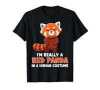 Sono davvero un panda rosso in costume umano Maglietta