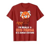 Sono Davvero Un Panda Rosso in Costume Umano Maglietta