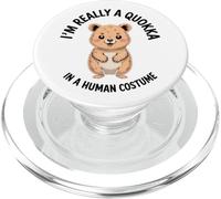 Sono davvero un quokka in costume umano PopSockets PopGrip per MagSafe