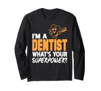 Sono Dentista Qual È Il Tuo Superpotere Umorismo Maglia a Manica