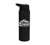 Sono difficile - Snowboarder Amante dello snowboard Stainless Steel Insulated Water Bottle