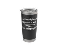 Sono diventato accidentalmente importante al lavoro e mi sta rovinando la vita Bicchiere termico in acciaio inox doppia parete