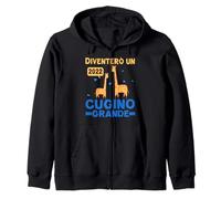 Sono diventato grande cugino 2022 Giraffa Felpa con Cappuccio