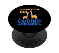 Sono diventato grande cugino 2022 Giraffa PopSockets PopGrip Adesivo