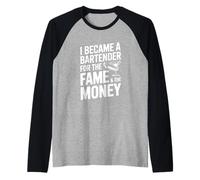 Sono diventato Un Barista per la FAMA e i Soldi Maglia con Maniche Raglan