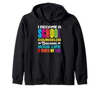Sono diventato Un Consigliere Scolastico perché la Tua Vita Felpa con Cappuccio