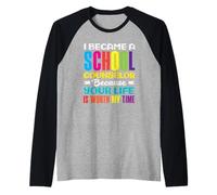 Sono diventato Un Consigliere Scolastico perché la Tua Vita Maglia con Maniche Raglan