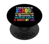 Sono diventato un consigliere scolastico perché la tua vita PopSockets PopGrip Adesivo