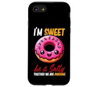 Sono dolce, lui è una ciambella salata insieme Siamo una coppia fantastica Custodia per iPhone SE (2020) / 7/8
