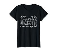 Sono Elisabetta e sono una saputella! Dicendo divertente Maglietta