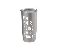 Sono Emir Que Fa Cose di Emir Bicchiere termico in acciaio inox doppia parete