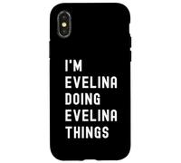 Sono Evelina Que Fa Cose di Evelina Custodia per iPhone X/XS