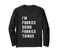 Sono Fabrice Que Fa Cose di Fabrice Maglia a Manica