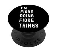 Sono Fiore Que Fa Cose di Fiore PopSockets PopGrip Adesivo