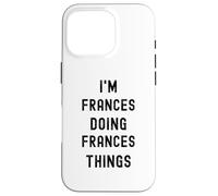 Sono Frances che fa cose a Frances Custodia per iPhone 16 Pro