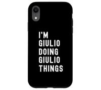 Sono Giulio Que Fa Cose di Giulio Custodia per iPhone XR
