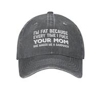 Sono grasso perché ogni volta che la tua mamma mi manda un cappello da uom