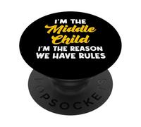 Sono il bambino di mezzo, sono il motivo per cui abbiamo delle regole - Matching PopSockets PopGrip Adesivo