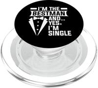 Sono il bestman e sì, sono single Bachelorette Groomsmen PopSockets PopGrip per MagSafe