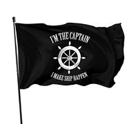 Sono Il Capitano Che Fa Sì Che La Nave Si Realizzi 90X150Cm Striscione All'Aperto Durevole Estate Bandiera Personalizzata Bandiera Decorativa Decorazione Per Interni Camera Da Letto Celebrazioni