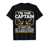 Sono Il Capitano della Barca Boating Sailing Sailor Pontoon Maglietta