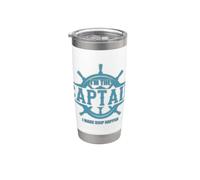 Sono il capitano I Make Ship Sea Happen Boat Sail Cruise Bicchiere termico in acciaio inox doppia parete