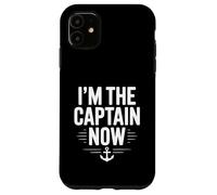 Sono il capitano ora umorismo nautico per gli amanti del mare Custodia per iPhone 11