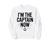 Sono Il Capitano Ora Umorismo Nautico per Gli Amanti del Mare Felpa