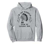 Sono Il Capo Kickabitch Indigeno Indiano Nativo Americano Felpa con Cappuccio