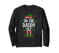Sono Il Costume per L'Ultimo Minuto di papà Elfo Maglia a Manica