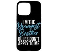 Sono il fratello più giovane Le regole non si applicano a me fratelli Custodia per iPhone 15 Pro Max